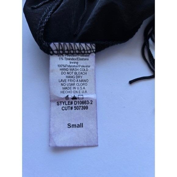 SMALL Sparkling Metallic Fringe Mini Dress Spaghetti Strap VNeck Party Night Out - Picture 10 of 13